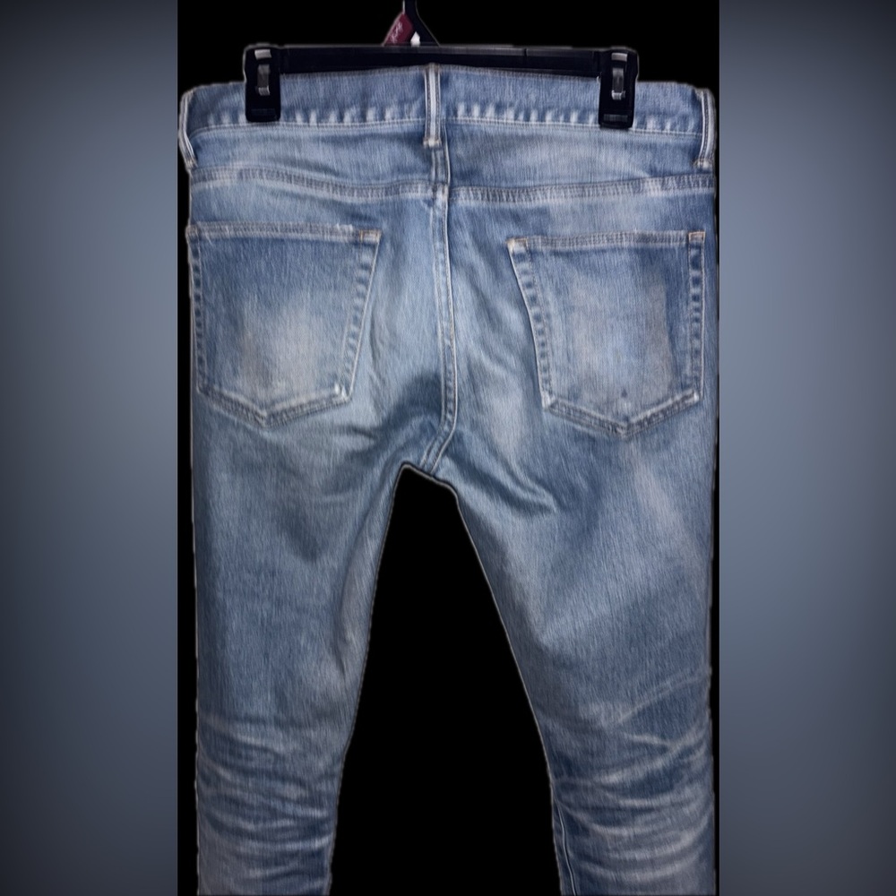 NWOT rare John Elliott 30x33.5” Japanese made selvedge denim jeans in cast 2 fit - Picture 7 of 16